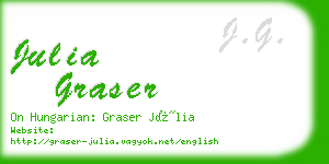 julia graser business card